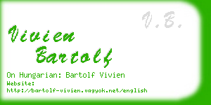 vivien bartolf business card